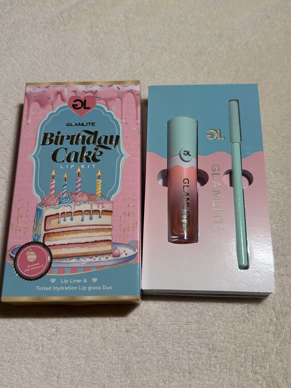 Glamlite Birthday Cake Lip Kit